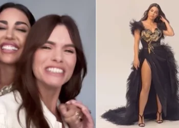 VIDEO: Yolanthe Cabau (40) deelt pikante backstage beelden van shoot met Nicolette van Dam