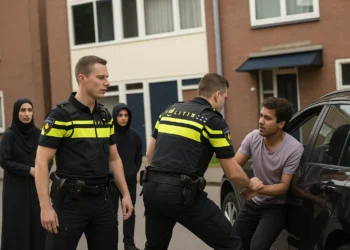 VIDEO: Agent mishandeld en naar de grond geslagen door paar gastjes in Almere