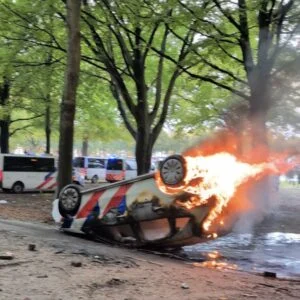 Demonstratie op het Malieveld escaleert