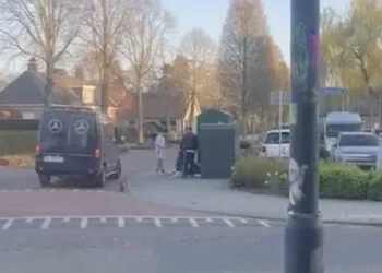VIDEO: Roemenen trekken kledingcontainer voor kledingbank vakkundig leeg in Made
