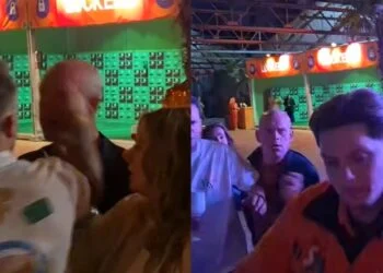 VIDEO: Michael van Gerwen krijgt rake klappen na feestje op Koningsdag