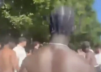 VIDEO: Grote vechtpartij tussen jongeren bij recreatieplas in Bussloo